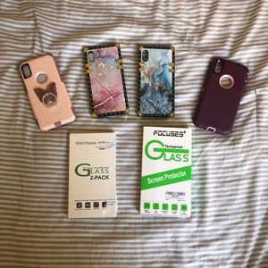 iPhone X phone cases and screen protectors